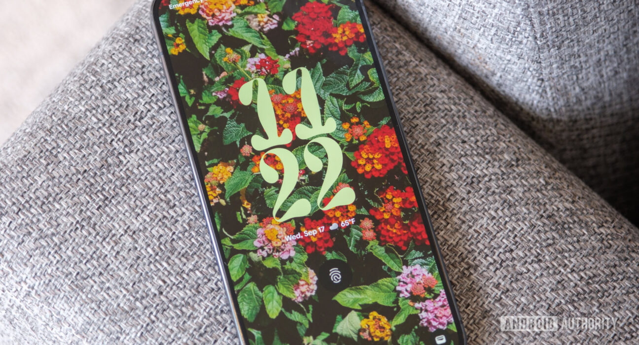 Ilustrasi Lock screen hp android