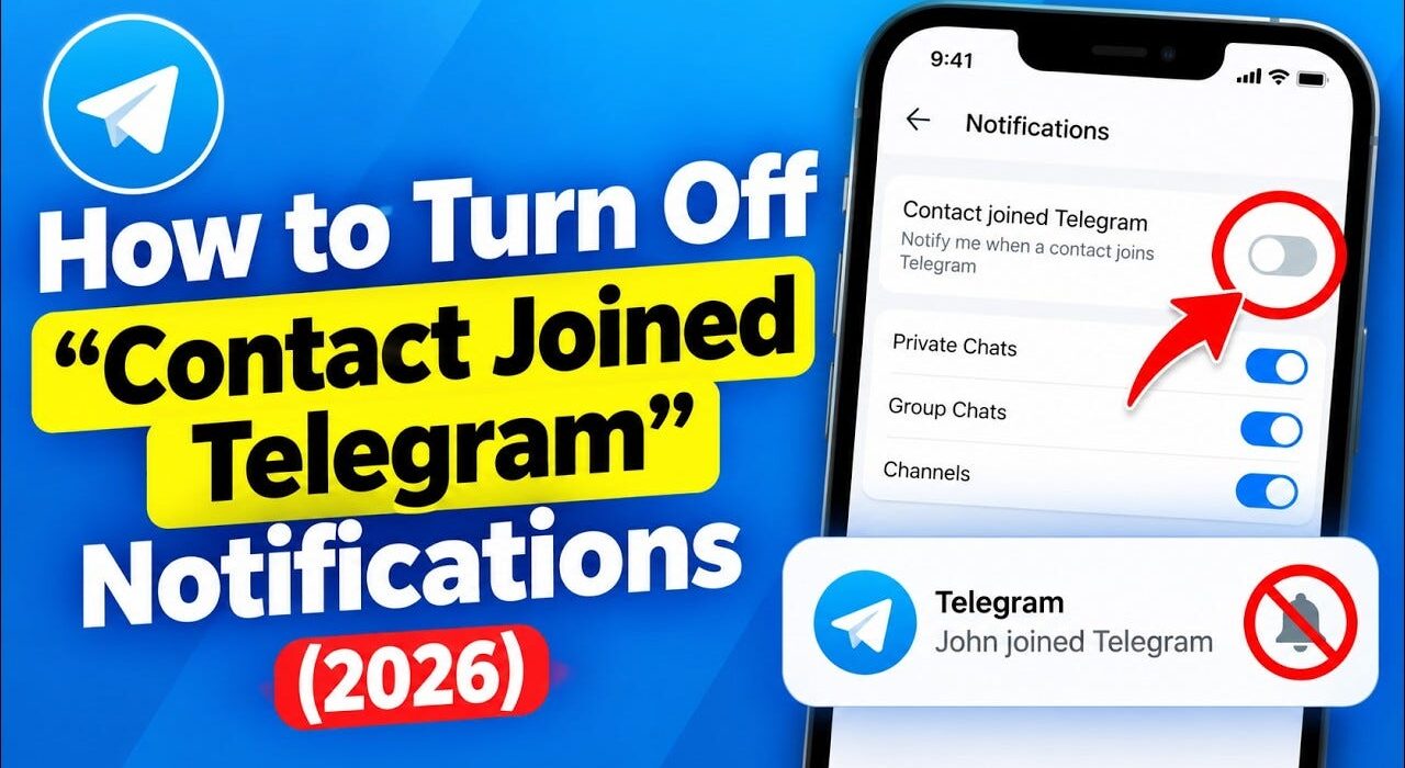 Tampilan layar perangkat ponsel pintar yang menjalankan fitur notifikasi Telegram