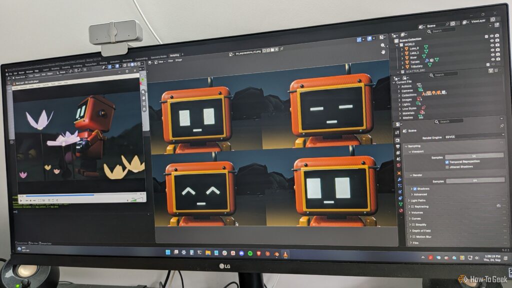 Animasi 3D Blender dan Antarmuka Claude Desktop melalui Model Context Protocol