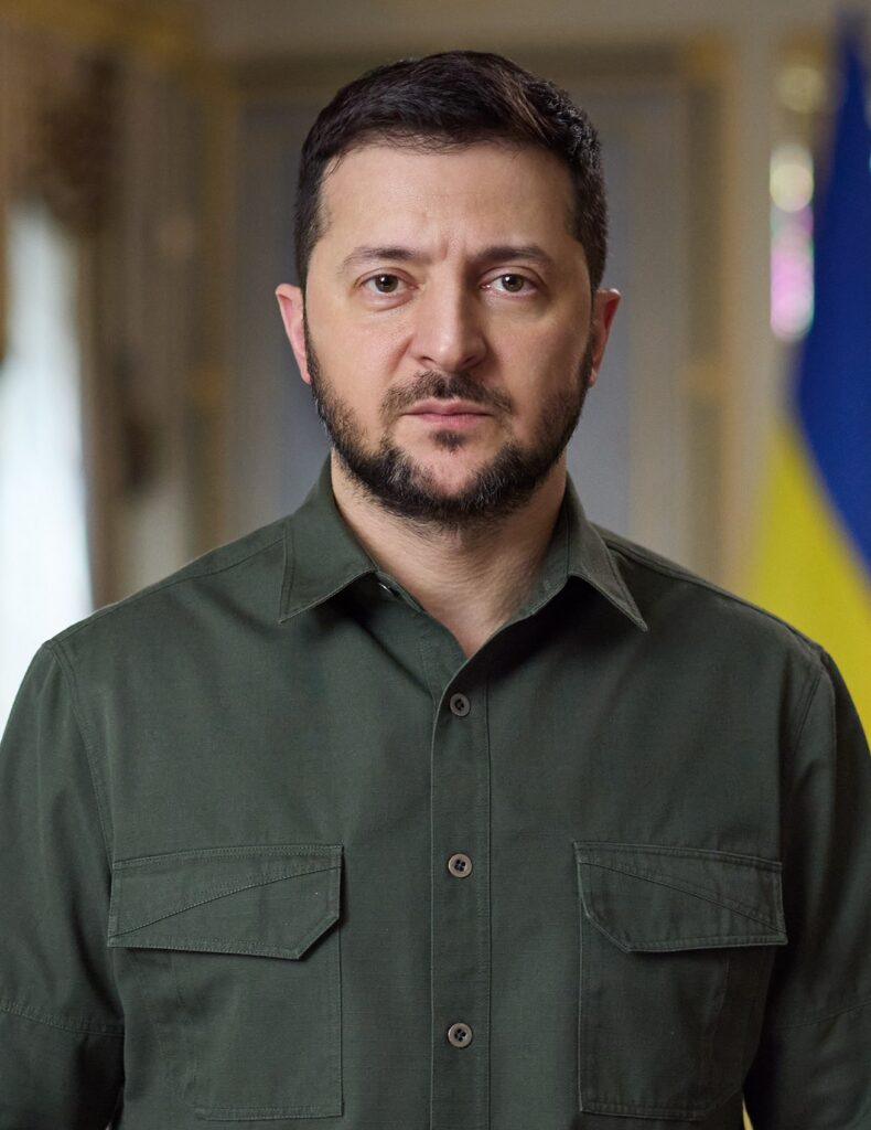 Potret resmi Presiden Ukraina Volodymyr Zelenskyy