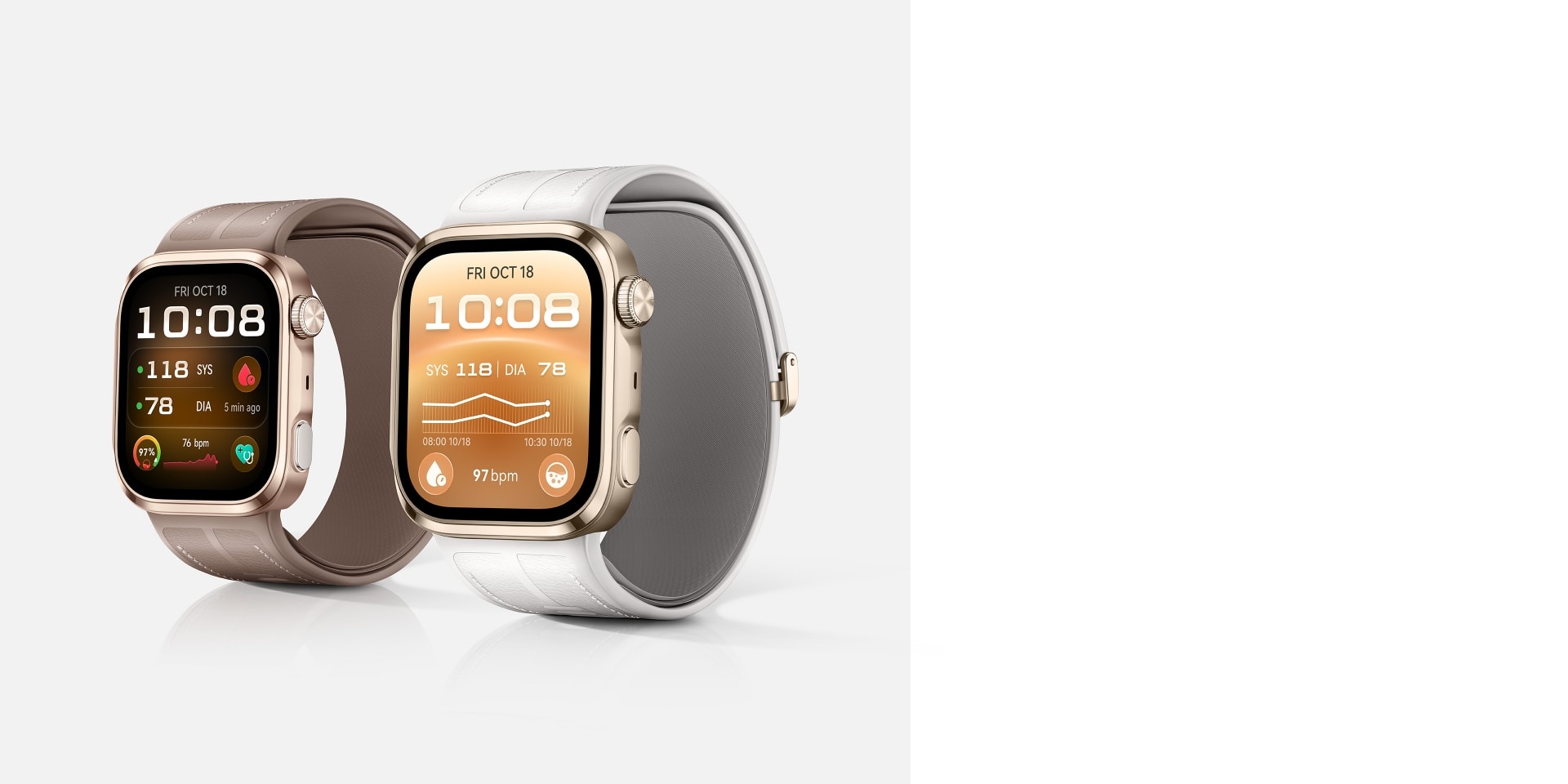 Huawei Watch D3 dengan manset udara untuk mengukur tekanan darah