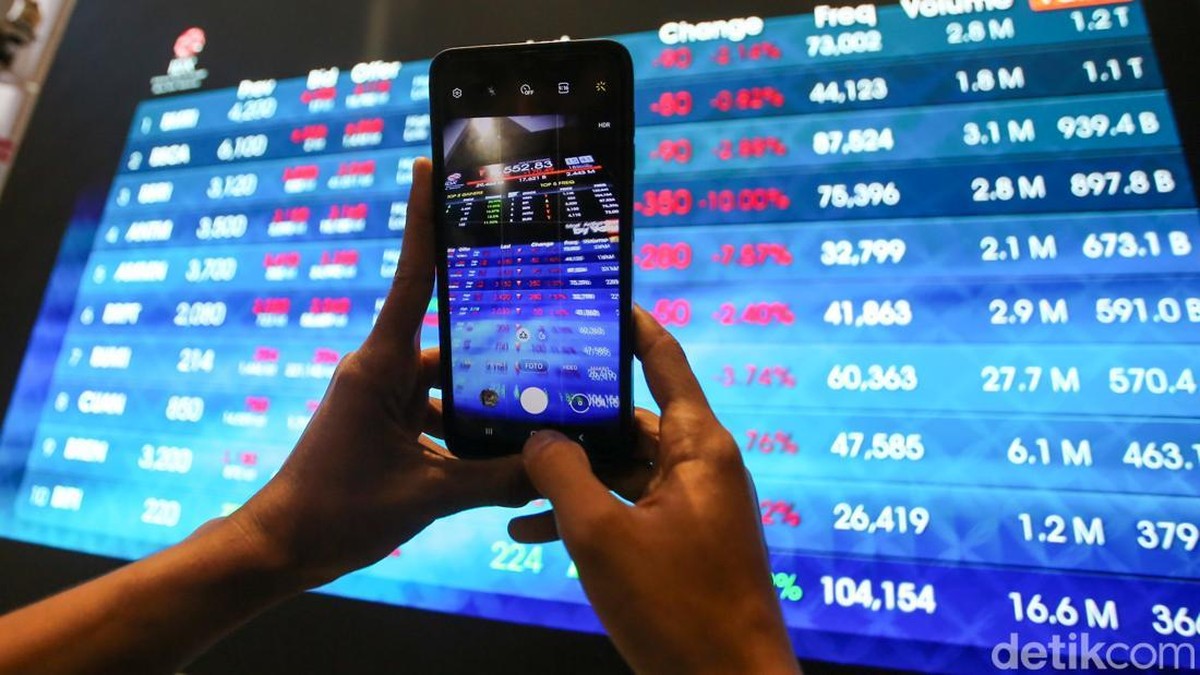 IHSG turun pada perdagangan saham sesi pertama