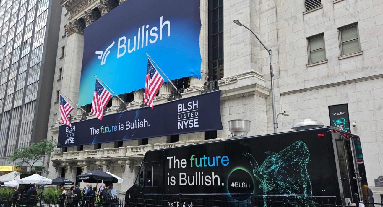 Ilustrasi blockchain dan perdagangan tokenized stocks