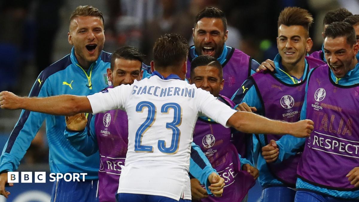 Ekspresi kekecewaan pemain Timnas Italia saat takluk 0-2 dari Belgia di ajang UEFA Nations League di Stadio Olimpico