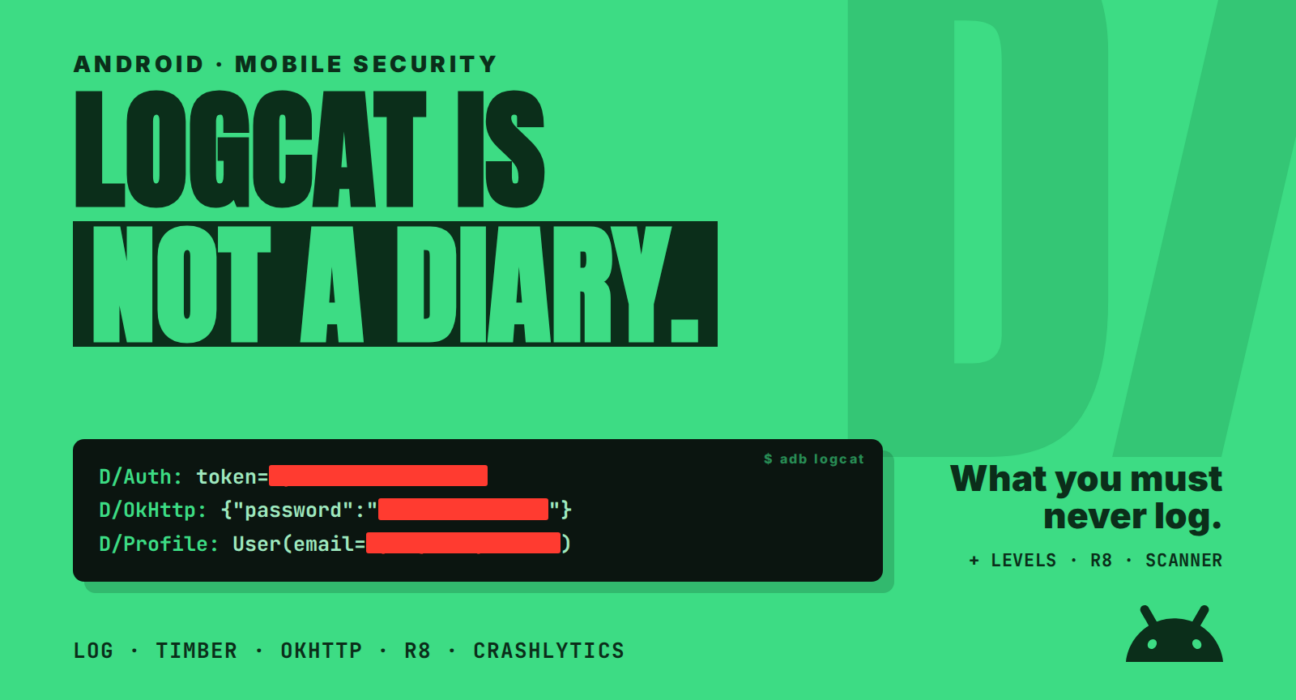Infografis Keamanan Android Logcat Timber dan R8