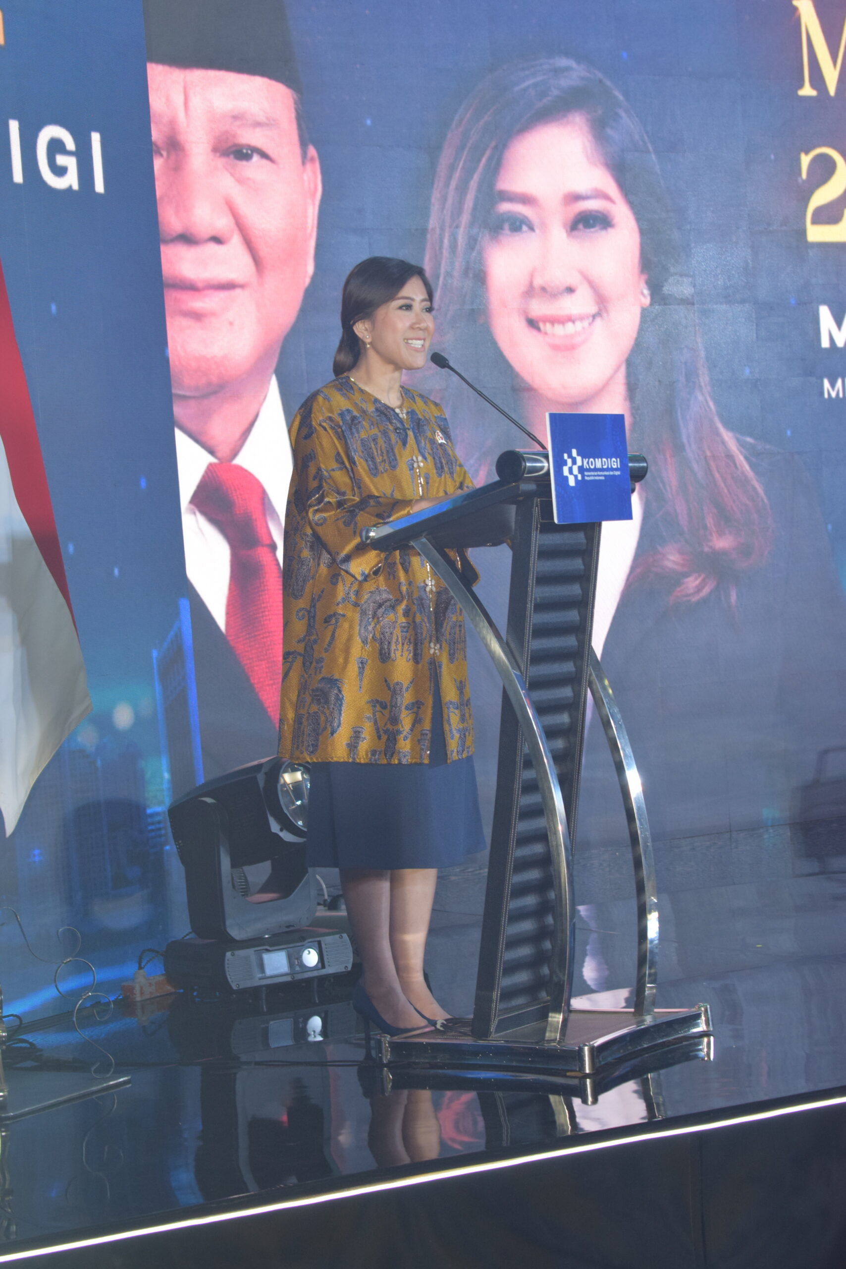 Menteri Komunikasi dan Digital Meutya Hafid menghadiri agenda resmi