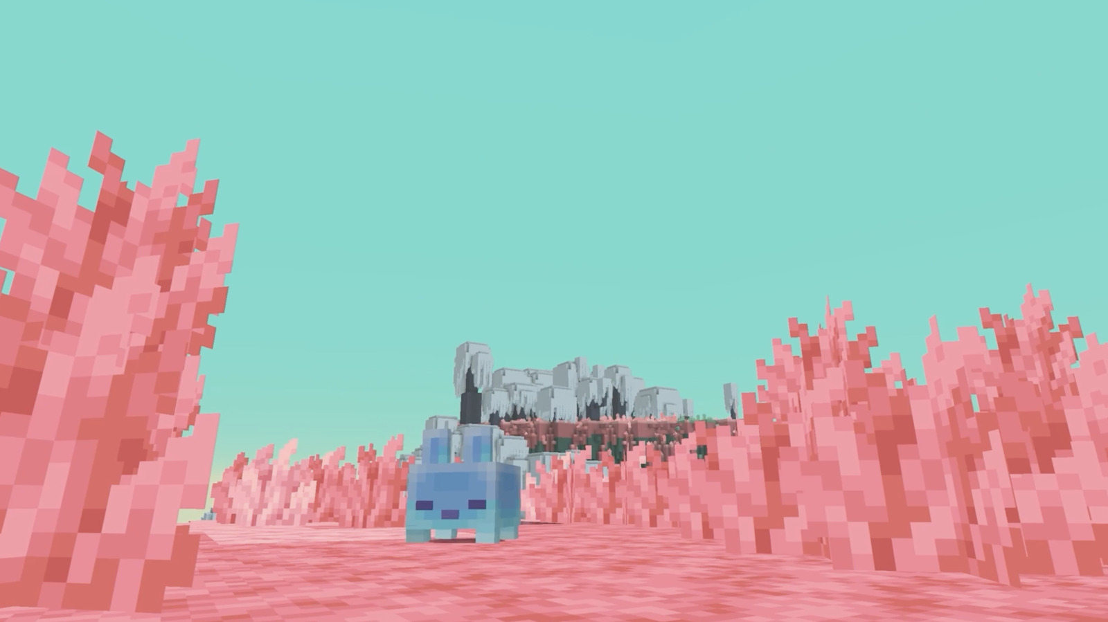 Tampilan visual dimensi baru The Sift yang diperkenalkan dalam ajang Minecraft Live 2026