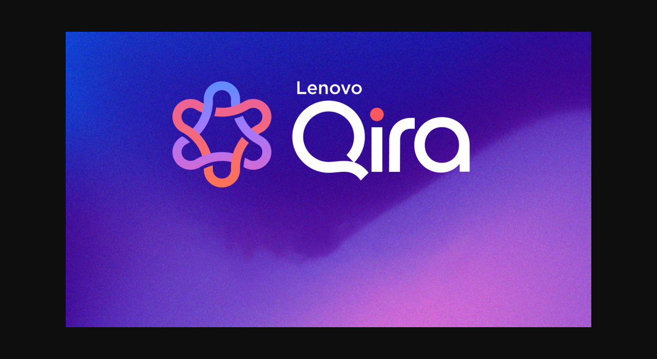 Tampilan Lenovo dan Motorola Qira pada perangkat yang kompatibel
