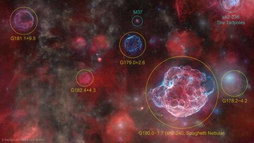 Bintang meledak jadi supernova hantu di tangkapan teleskop NASA