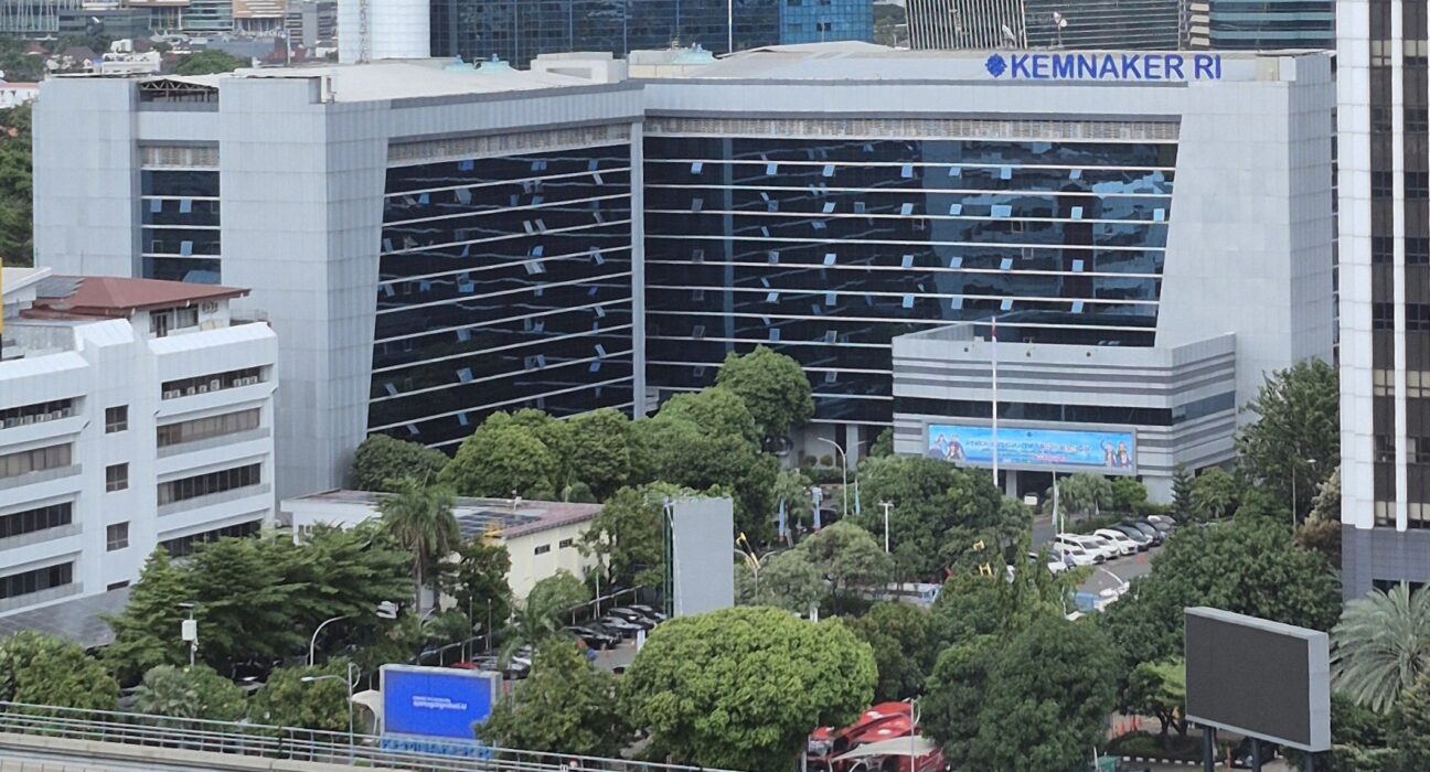 Gedung Kementerian Ketenagakerjaan Republik Indonesia di Jakarta yang membuka pendaftaran mitra MagangHub Batch 3 Angkatan II 2026
