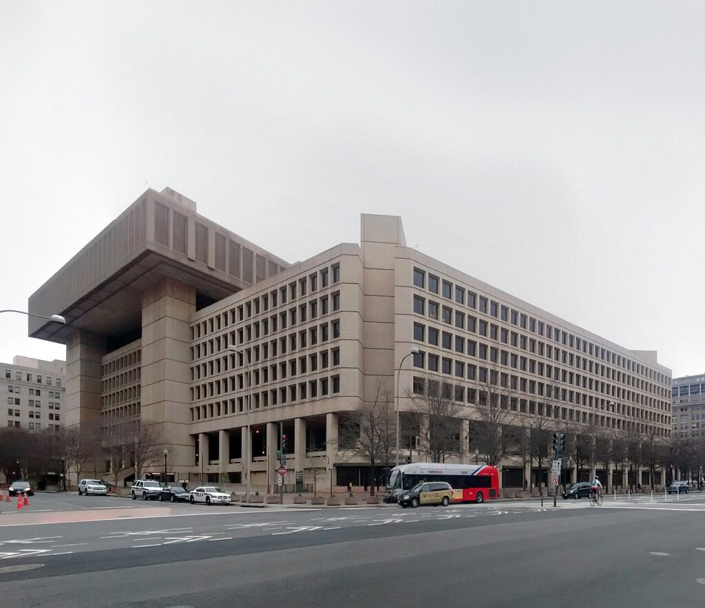 Gedung Markas Besar J. Edgar Hoover FBI di Washington DC