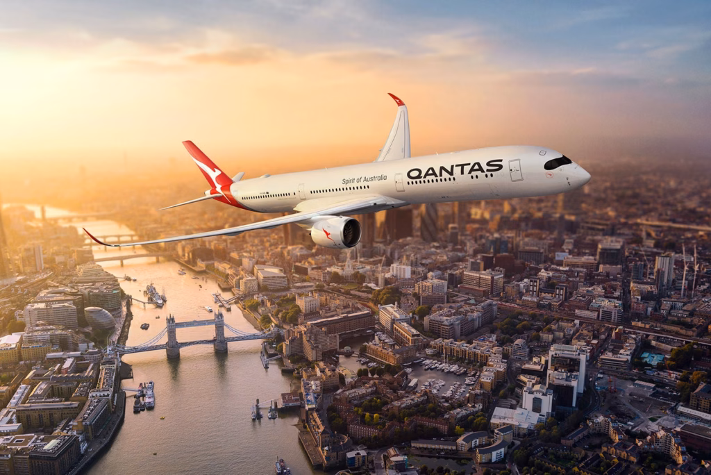 Pesawat Airbus A350-1000ULR Qantas untuk Project Sunrise
