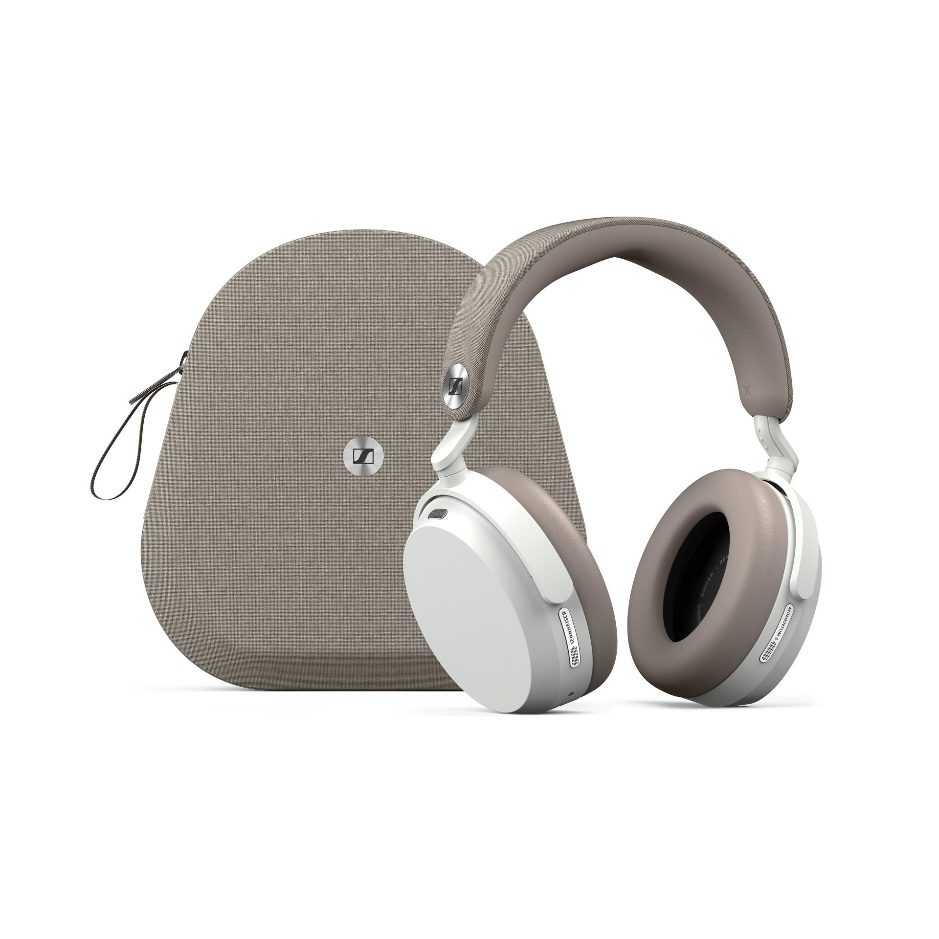 Headphone Sennheiser Momentum 5 Wireless bersama kotak penyimpanannya