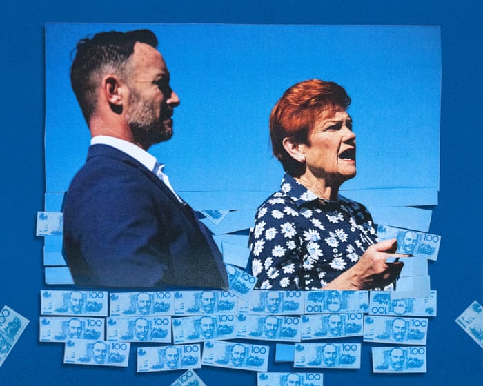 Pemimpin One Nation Victoria Warren Pickering bersama pendiri partai Pauline Hanson dalam kontroversi seleksi kandidat pemilu negara bagian Victoria.