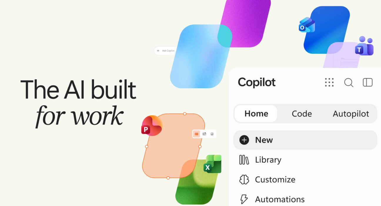 Tampilan antarmuka desain baru ekosistem terintegrasi Microsoft Copilot super app di layar komputer modern