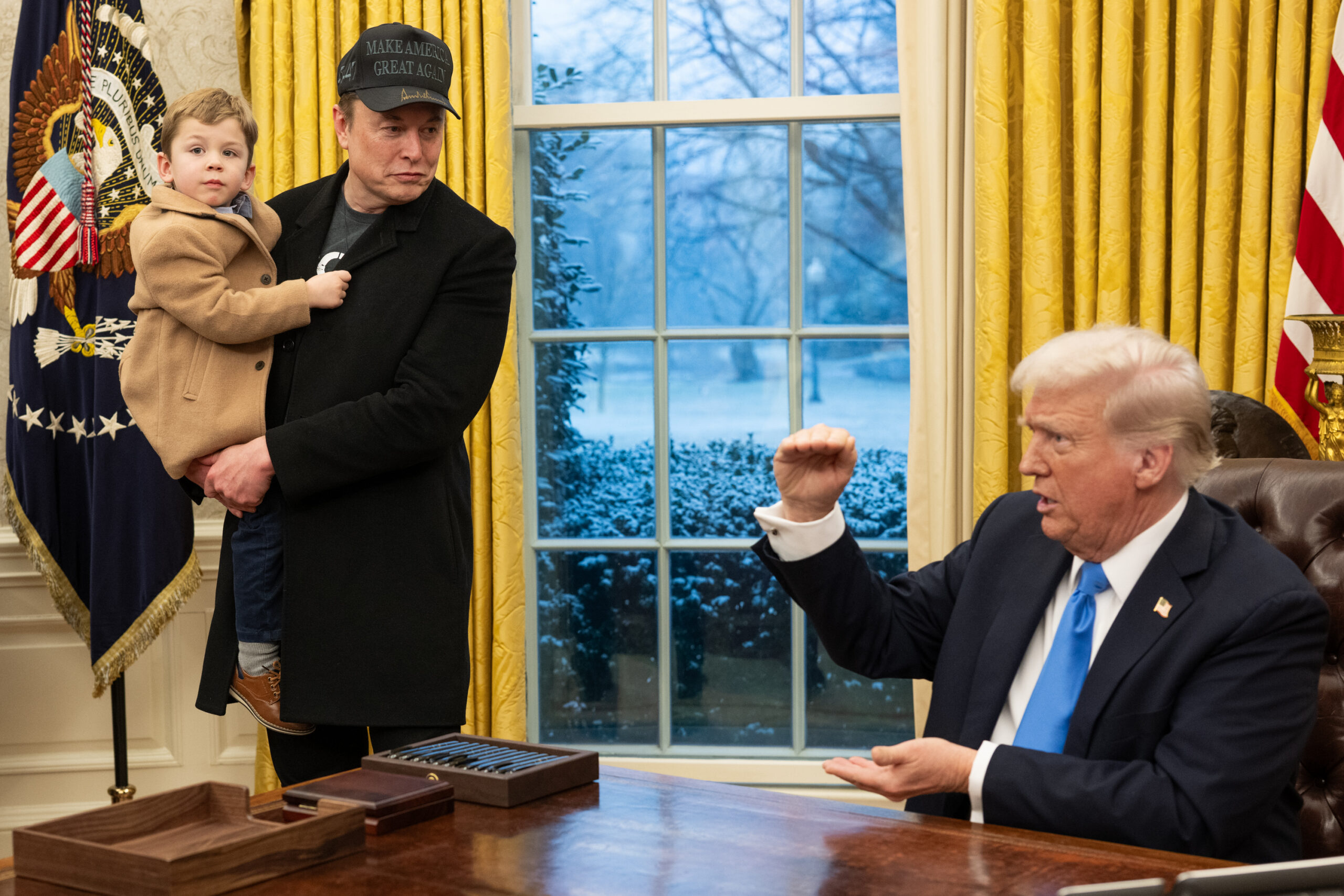 Presiden AS Donald Trump bersama pimpinan teknologi membahas arah regulasi industri AI di Washington