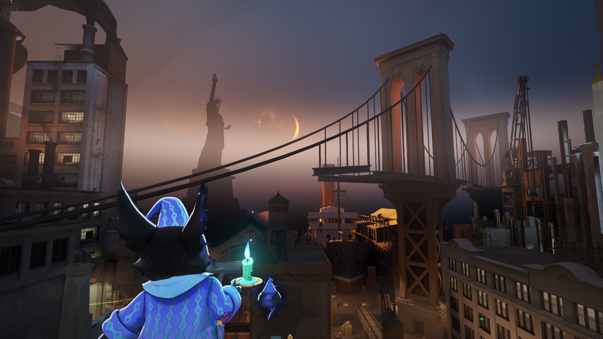 Visualisasi game Deadlock dari Valve dalam pembaruan City Never Sleeps.