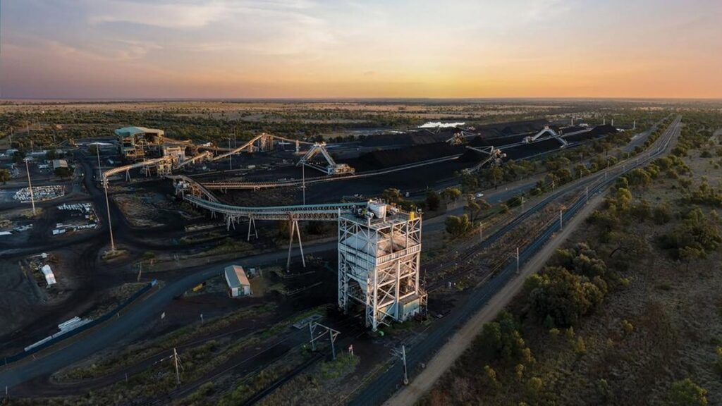 Tambang batu bara Kestrel di Bowen Basin Queensland Australia