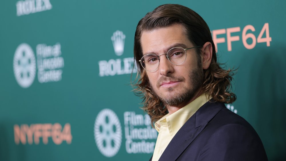 Andrew Garfield menghadiri pemutaran perdana film Artificial di New York Film Festival