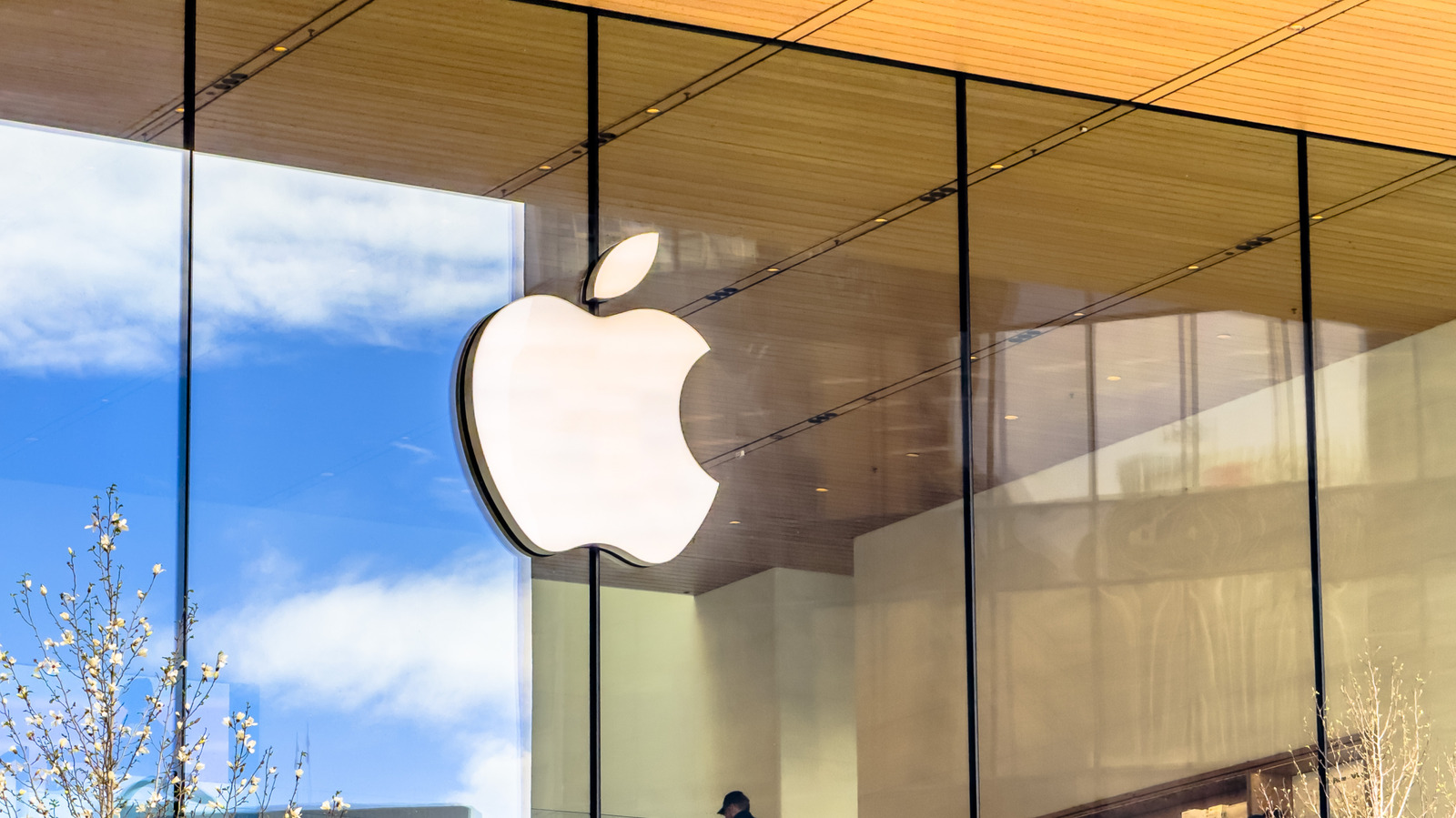 Ilustrasi kamera keamanan rumah pintar dengan teknologi AI Apple