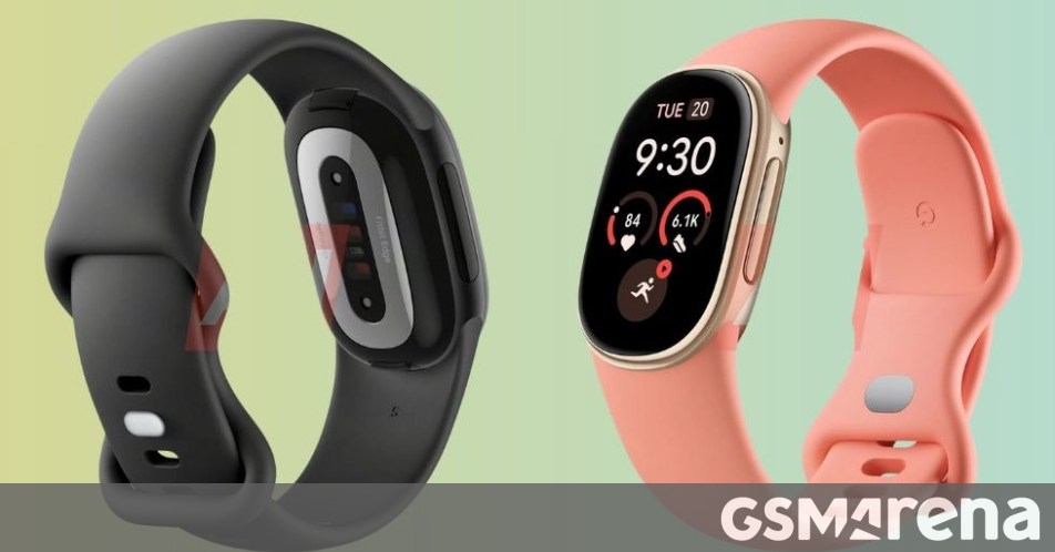 Bocoran desain smartband Google Fitbit Edge dan opsi varian warna