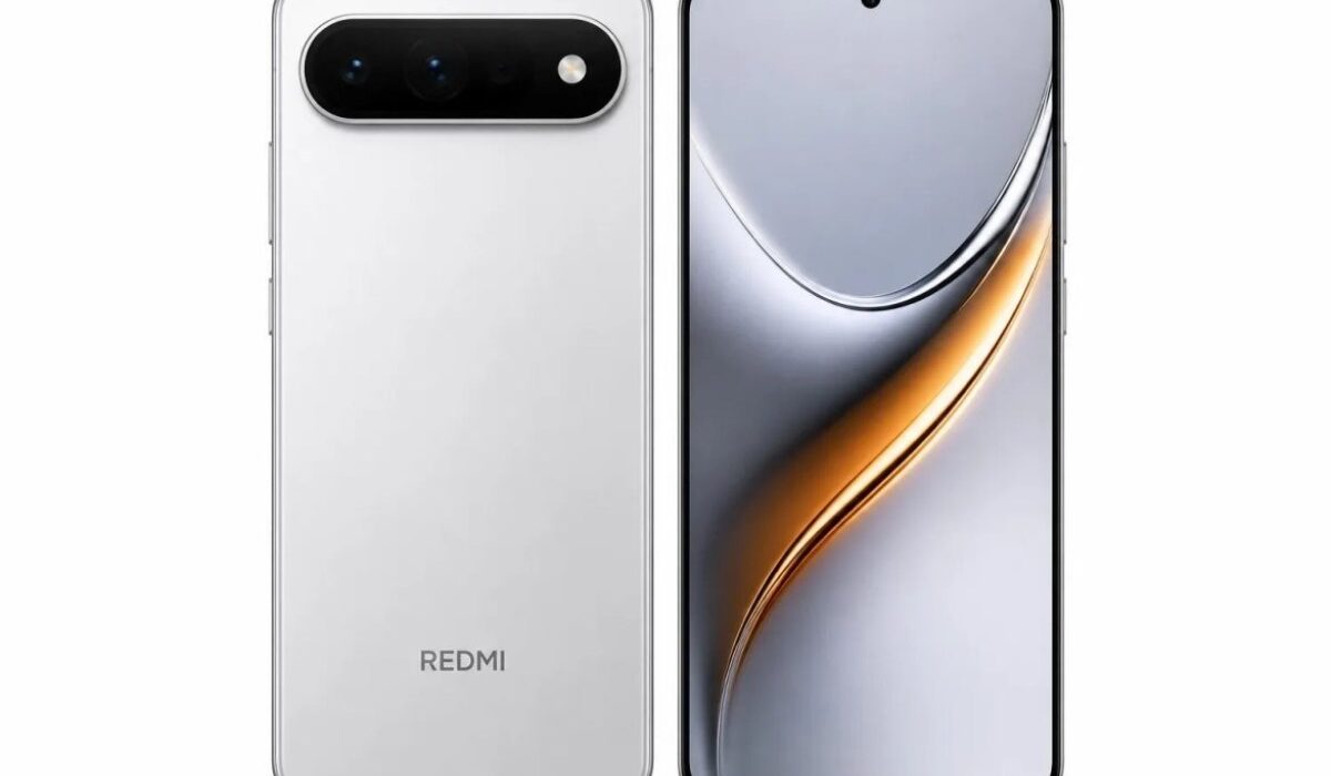 Bocoran desain render Redmi Turbo 6 Max dengan bilah kamera horizontal dan baterai 10.000 mAh