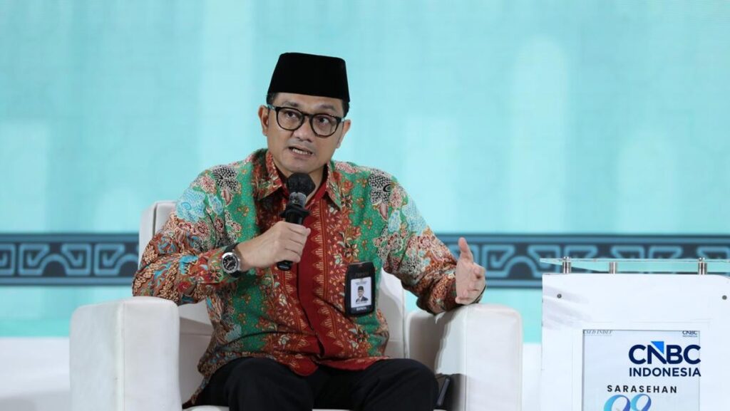 Kepala Badan Pelaksana BPKH Fadlul Imansyah dalam pemaparan kinerja keuangan haji