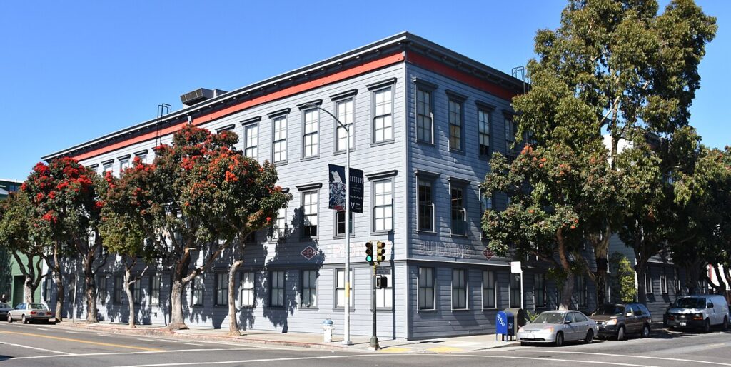 Gedung Pioneer Building di San Francisco yang menjadi fasilitas operasional OpenAI