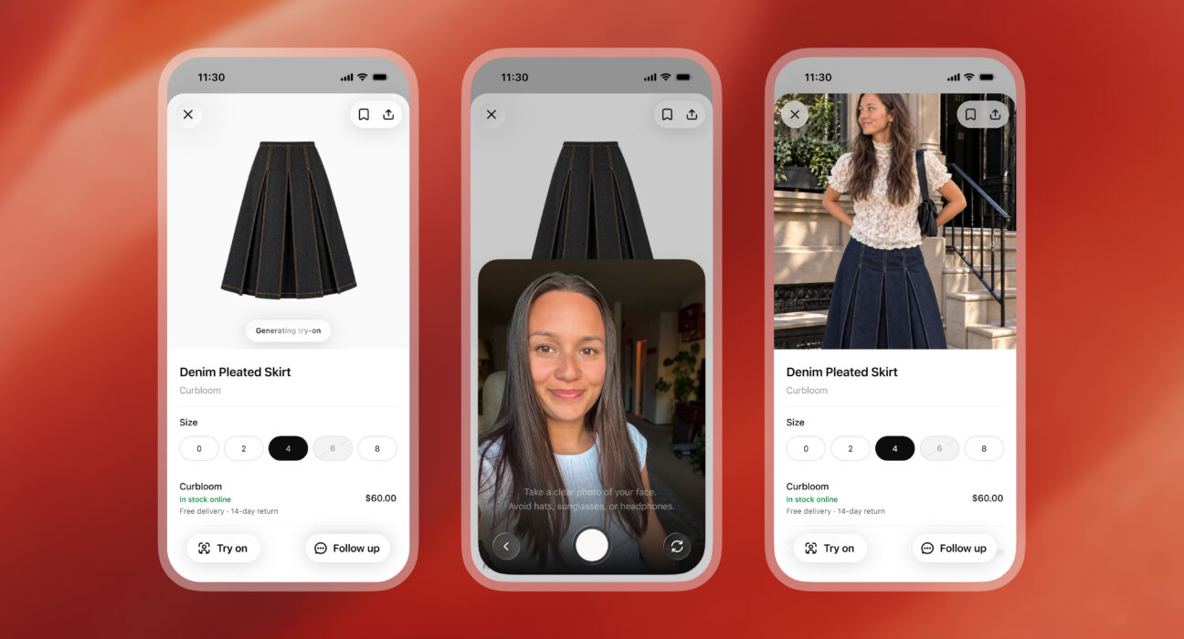 Fitur Virtual Try-On pakaian dan busana pada antarmuka ChatGPT