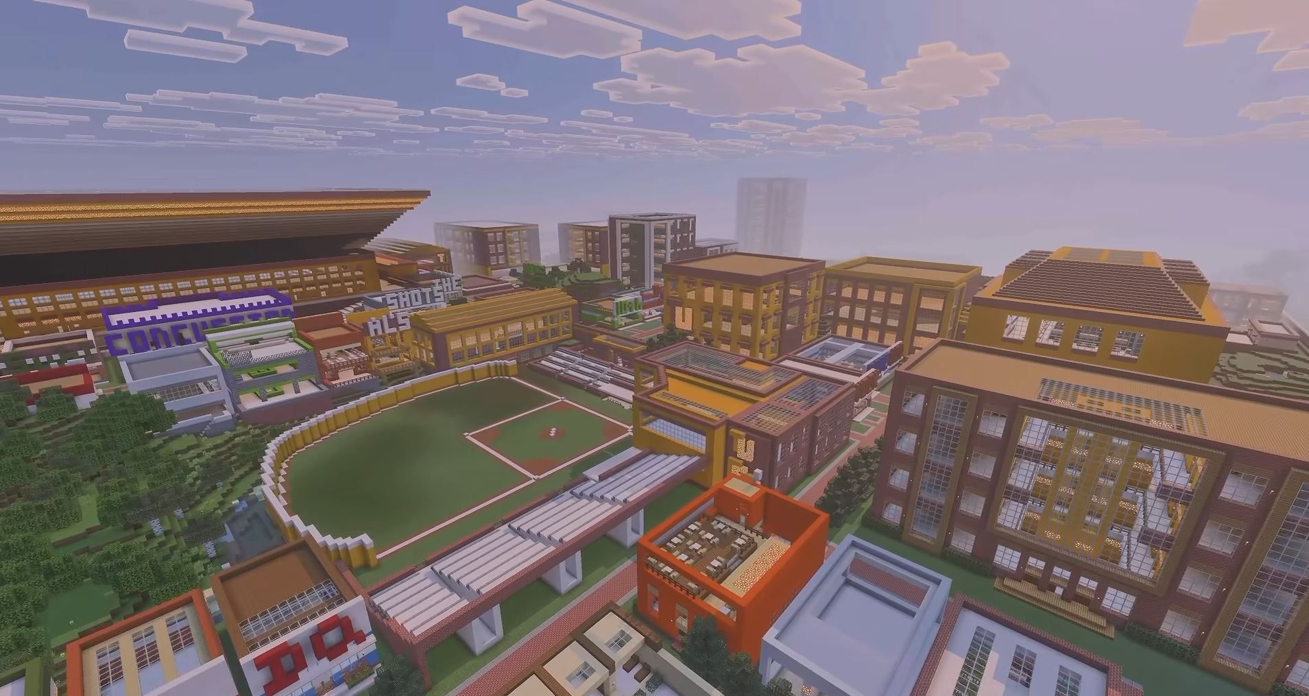 Hasil karya kota Minecraft Mike Tomlin mantan pelatih Pittsburgh Steelers selama 12 tahun pembangunan