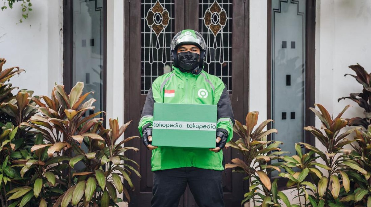 Ilustrasi pergerakan saham PT GoTo Gojek Tokopedia Tbk di lantai Bursa Efek Indonesia