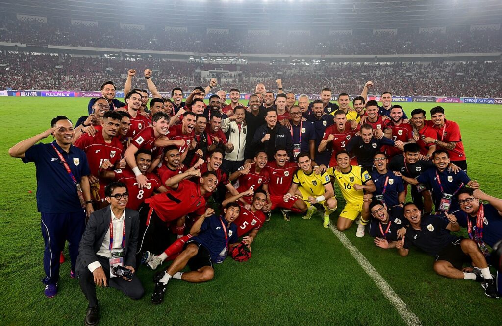 Skuad Timnas Indonesia bersiap menghadapi laga krusial di Stadion Utama Gelora Bung Karno