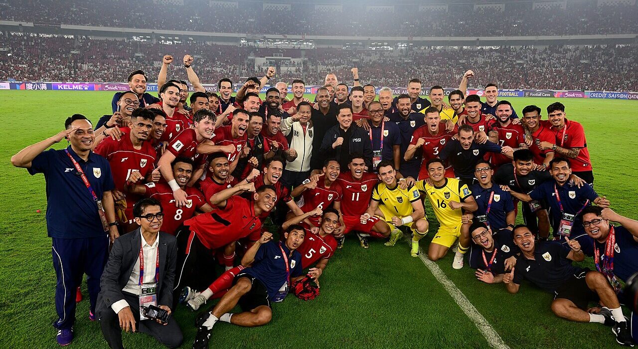 Skuad Timnas Indonesia bersiap menghadapi laga krusial di Stadion Utama Gelora Bung Karno