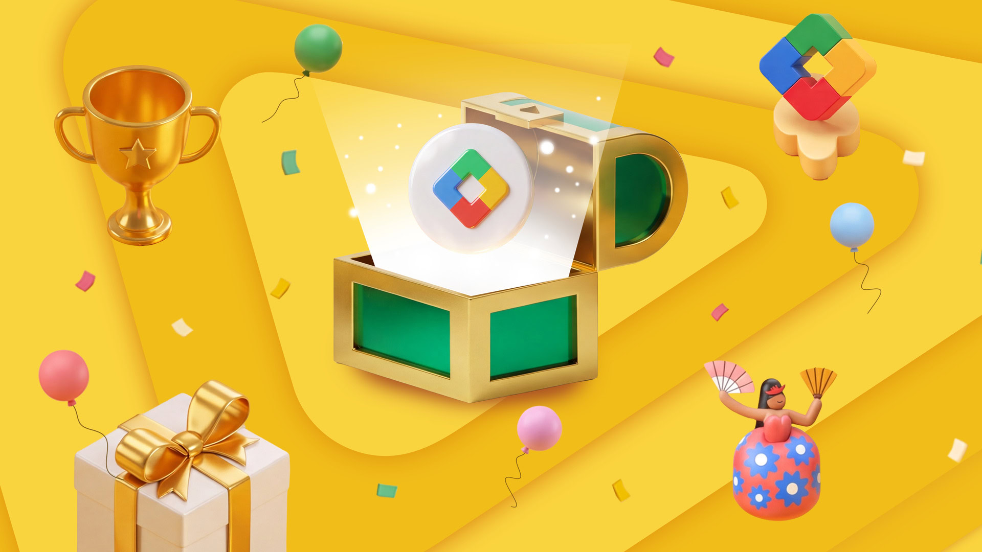 Banner promosi resmi Google Play Fest menampilkan logo Play Points dan penawaran hadiah eksklusif