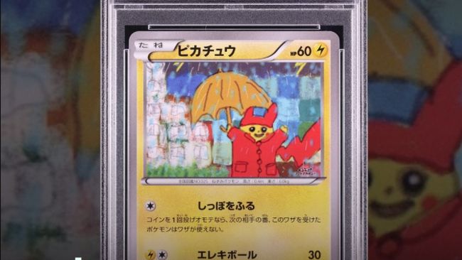 Kartu 2015 Pokemon Japanese XY Promo Art Academy Fujishima Pikachu PSA 10 Gem Mint terjual USD 8,4 juta