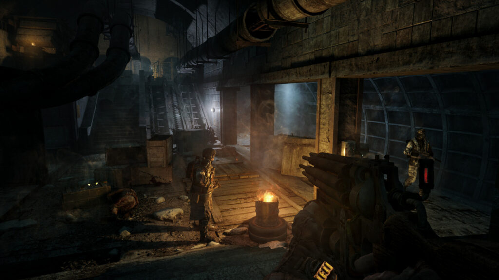 Tampilan visual atmosferik game Metro 2033 dan Metro Last Light Redux dalam update next-gen