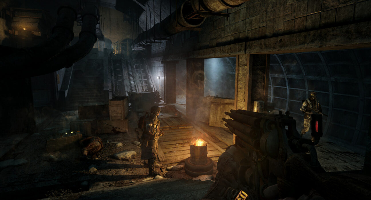 Tampilan visual atmosferik game Metro 2033 dan Metro Last Light Redux dalam update next-gen