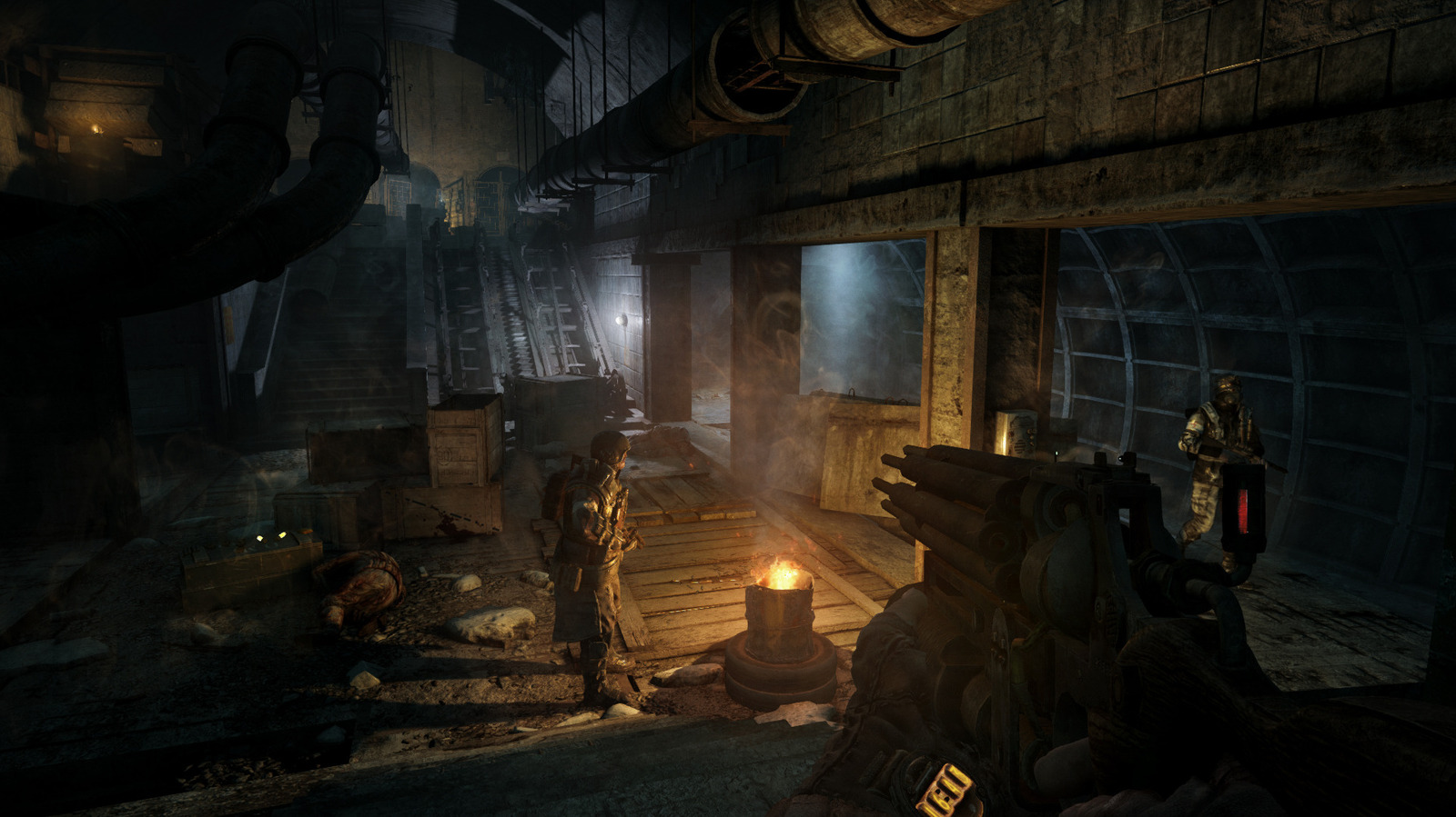 Tampilan visual atmosferik game Metro 2033 dan Metro Last Light Redux dalam update next-gen