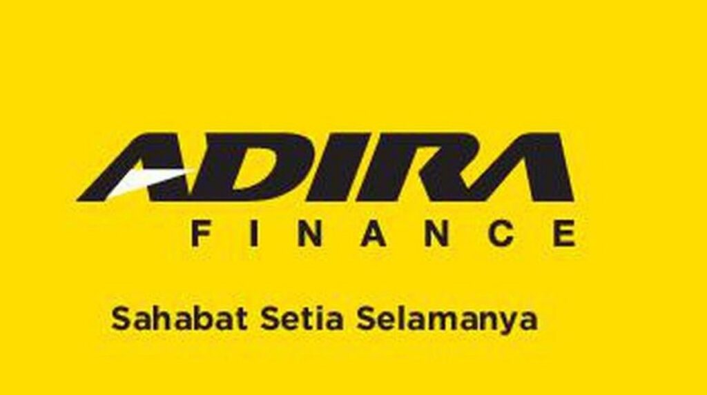 Gedung kantor Adira Finance dan transaksi perdagangan saham ADMF di Bursa Efek Indonesia