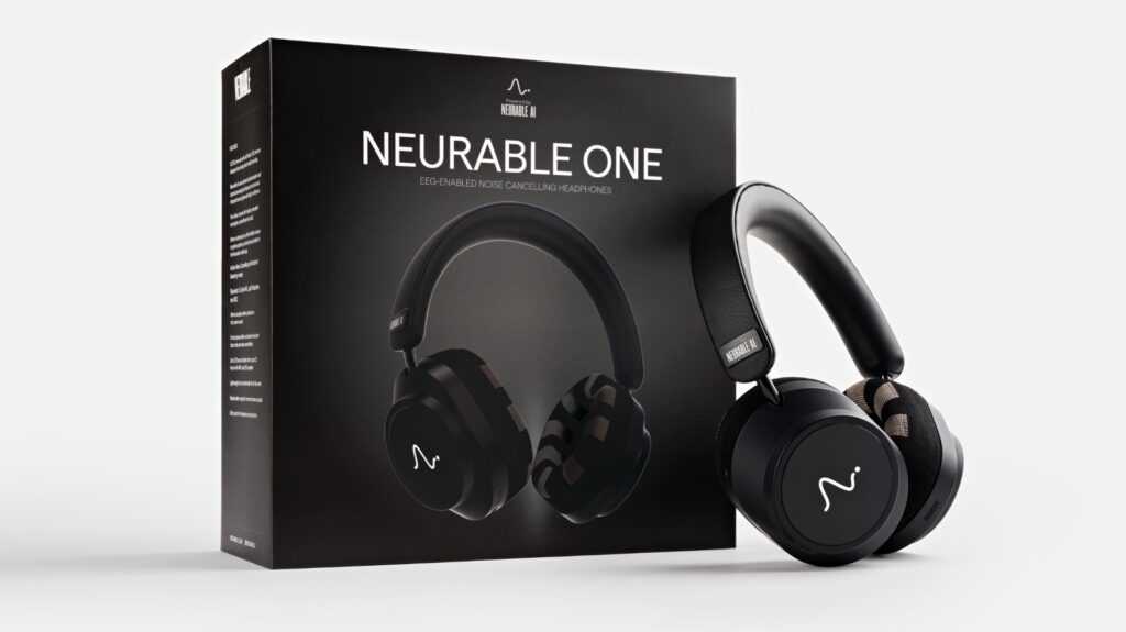 Headphone Neurable One dengan sensor EEG pemindai gelombang otak dan fokus kerja