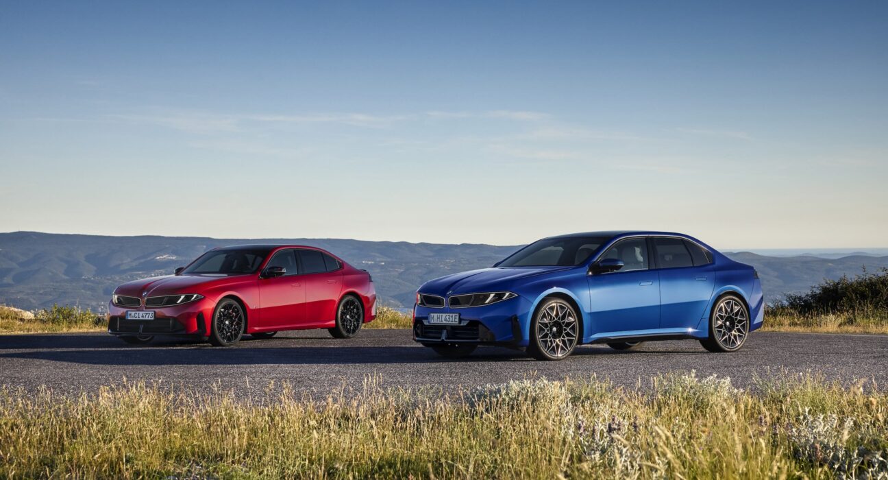 Perbandingan desain mobil BMW Seri 3 mesin bensin M350 xDrive dan varian listrik i3 50 xDrive