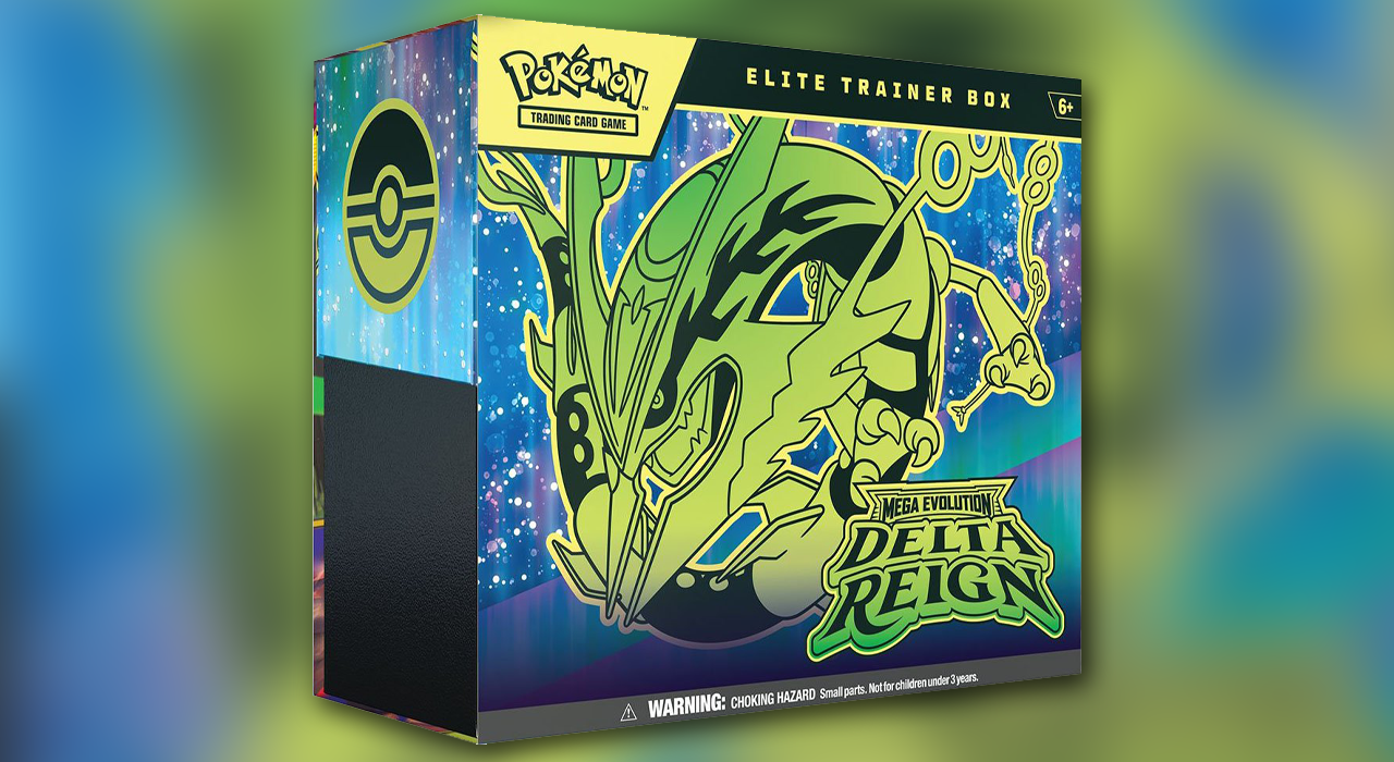 Pokémon TCG Mega Evolution Delta Reign dengan Mega Rayquaza ex sebagai kartu utama
