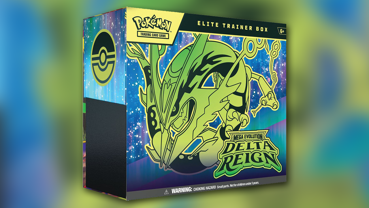 Pokémon TCG Mega Evolution Delta Reign dengan Mega Rayquaza ex sebagai kartu utama