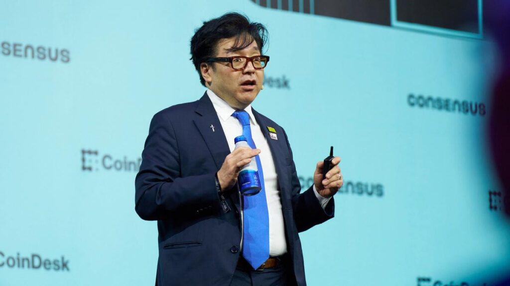 Chairman Bitmine Immersion Technologies Tom Lee dalam paparan prospek pasar aset digital