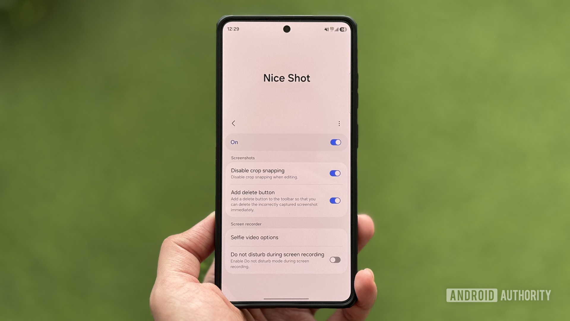 Modul Samsung Good Lock Nice Shot pada Pengaturan Antarmuka One UI